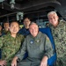 COMUSFJ, JJS CoS visit JS Izumo during Exercise Keen Sword 23