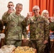 Maj. Gen. Wasmund shares toast with Col Biasiutti