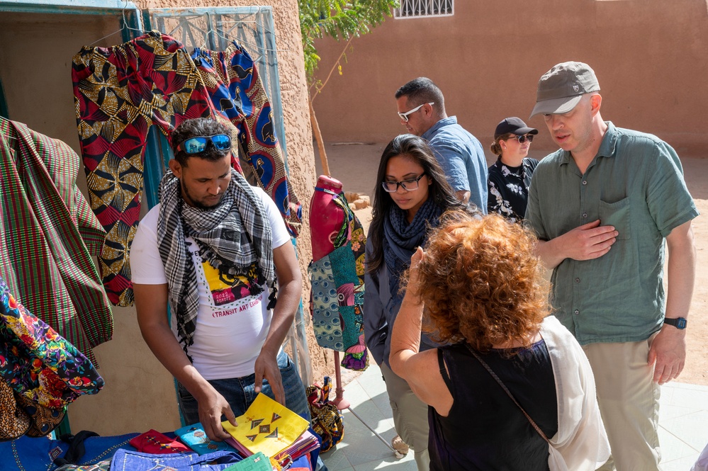 AB 201 CA team visited Agadez Women’s House at invitation from the mayor of Agadez