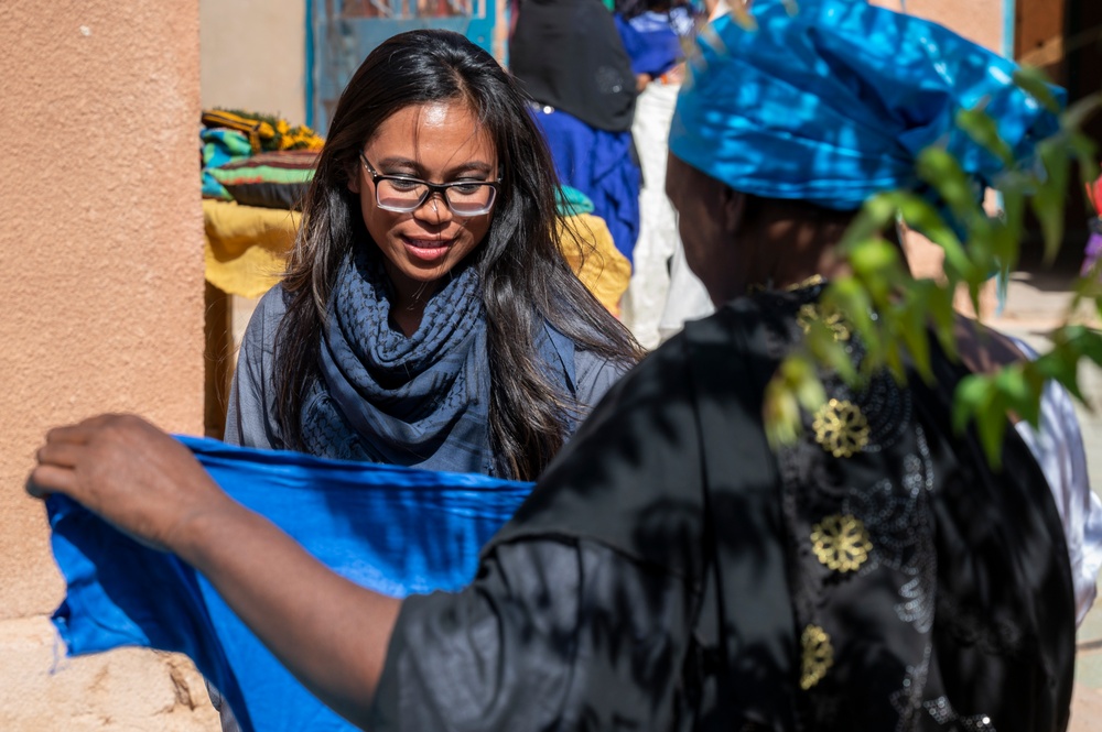 AB 201 CA team visited Agadez Women’s House at invitation from the mayor of Agadez