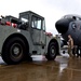 117th Maintenance Group crew chiefs taxi KC-135R Stratotanker