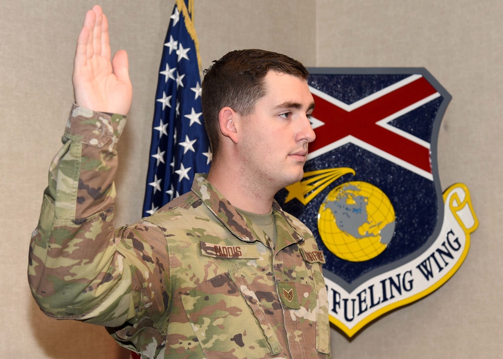 117 ARW public affairs specialist promotes to NCO