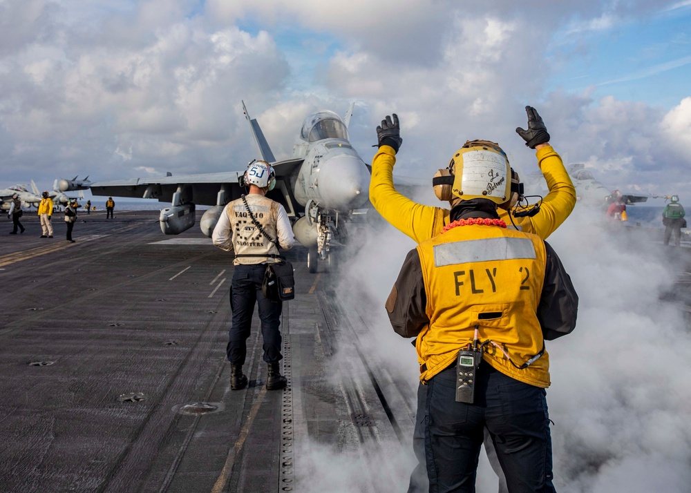 USS George H.W. Bush Flight Operations