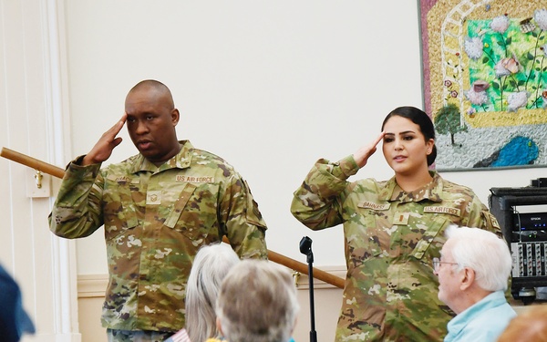 Airmen thank veterans for military service