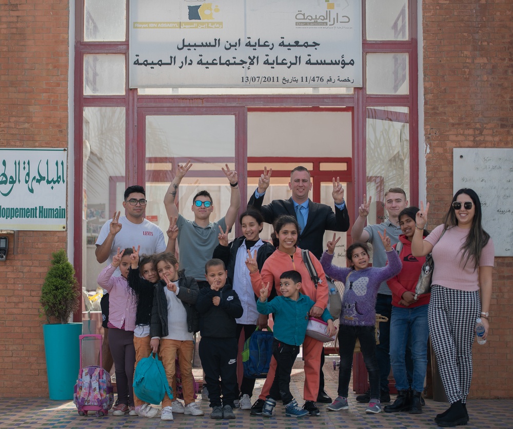 MSGs volunteer at Dar Lamima Orphanage in Morocco
