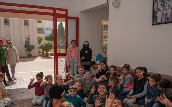 MSGs volunteer at Dar Lamima Orphanage in Morocco