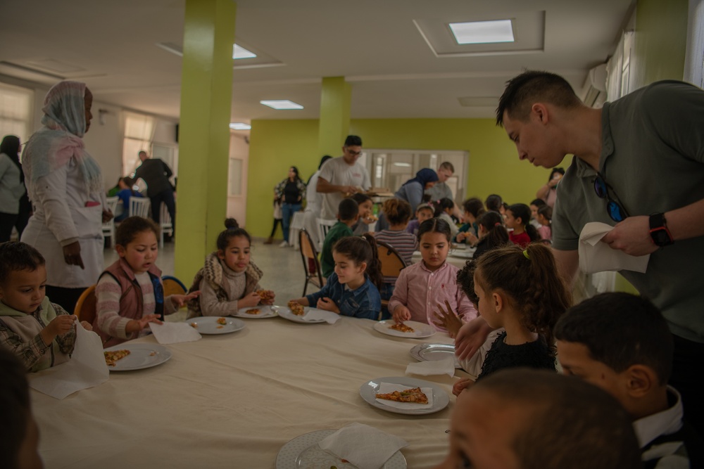 MSGs volunteer at Dar Lamima Orphanage in Morocco