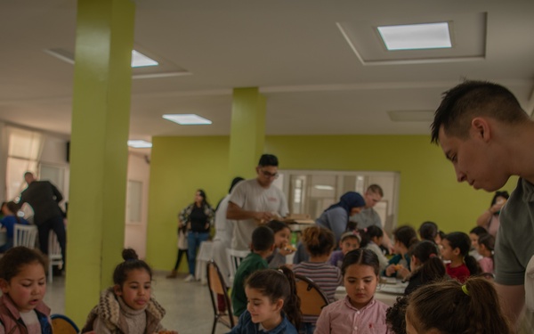 MSGs volunteer at Dar Lamima Orphanage in Morocco