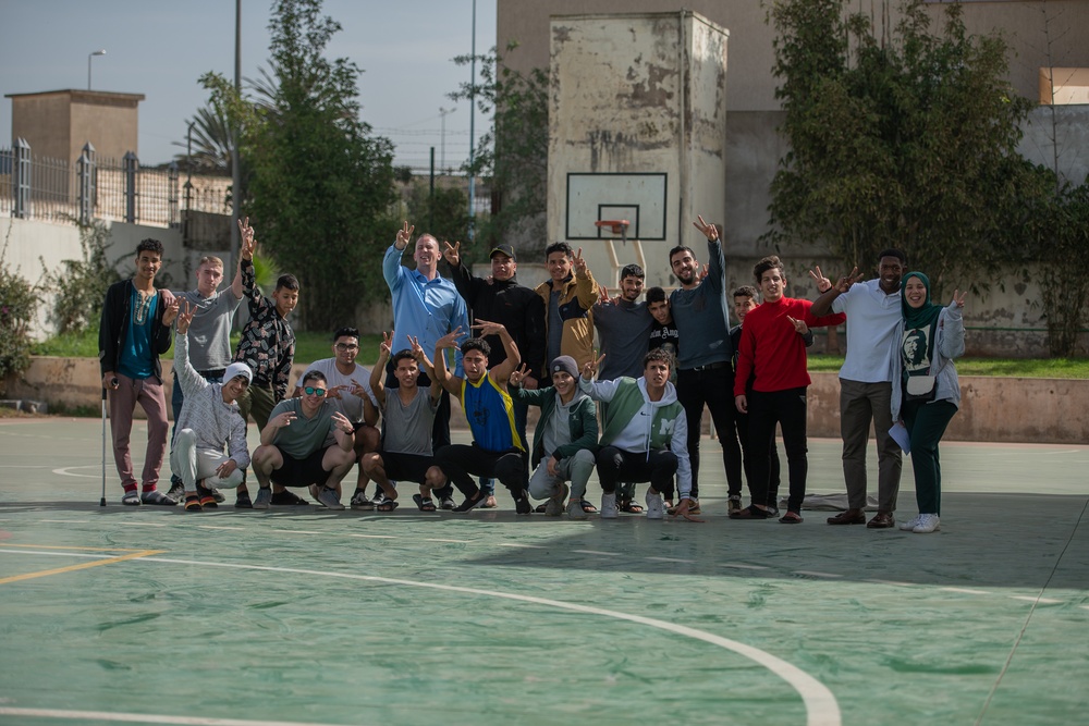 MSGs volunteer at Dar Lamima Orphanage in Morocco