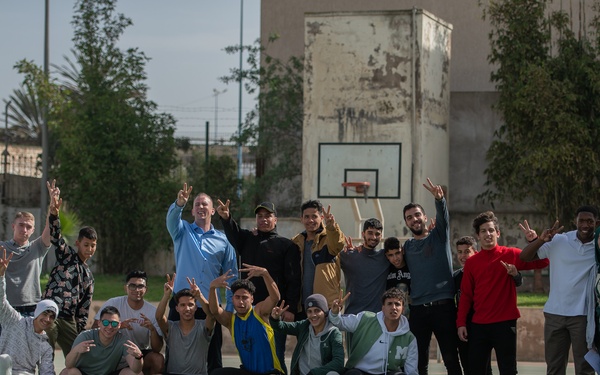 MSGs volunteer at Dar Lamima Orphanage in Morocco