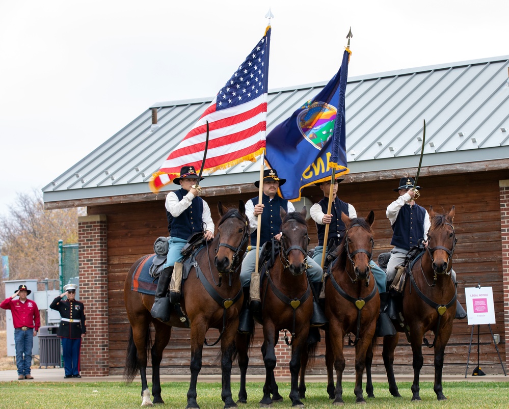 1ID Participates in T-Mobile Veterans Day Static Display Parade