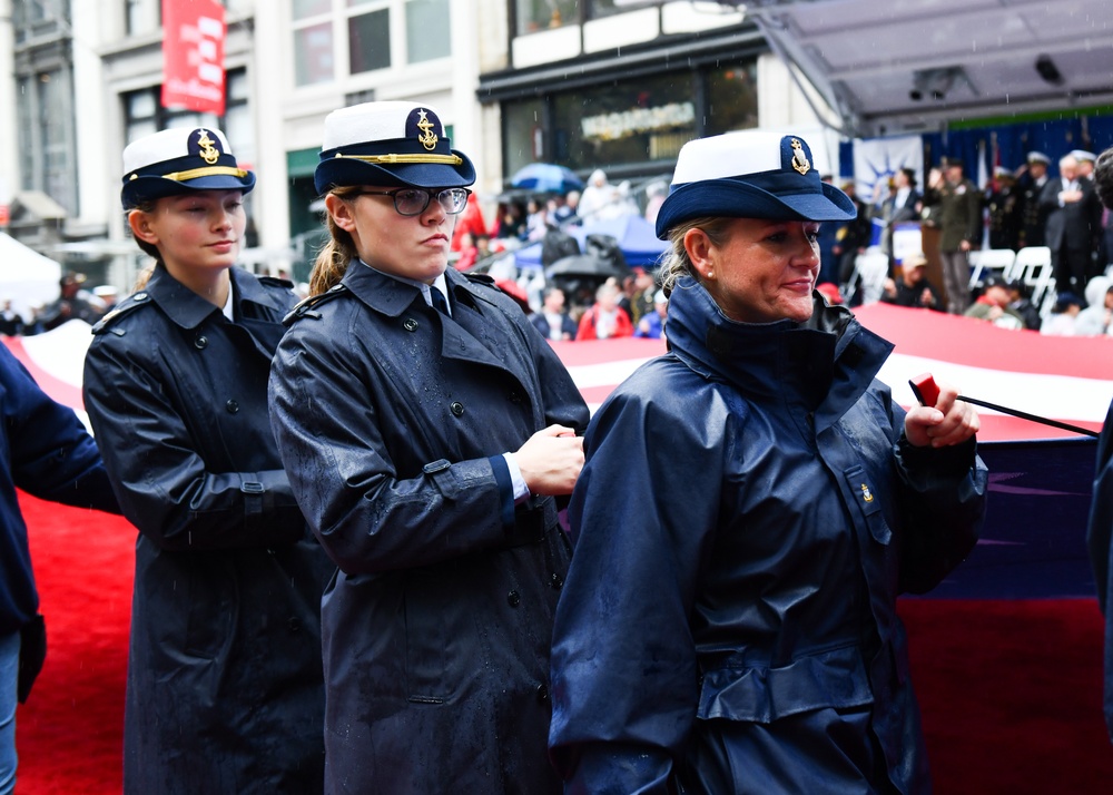 US Military Members Participate in New York City's Annual Veterans Day Parade