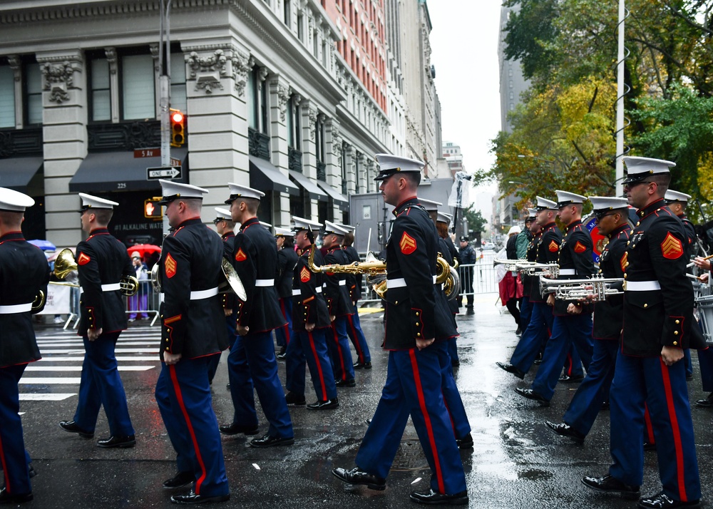 US Service Members Participate in New York City's Annual Veterans Day Parade