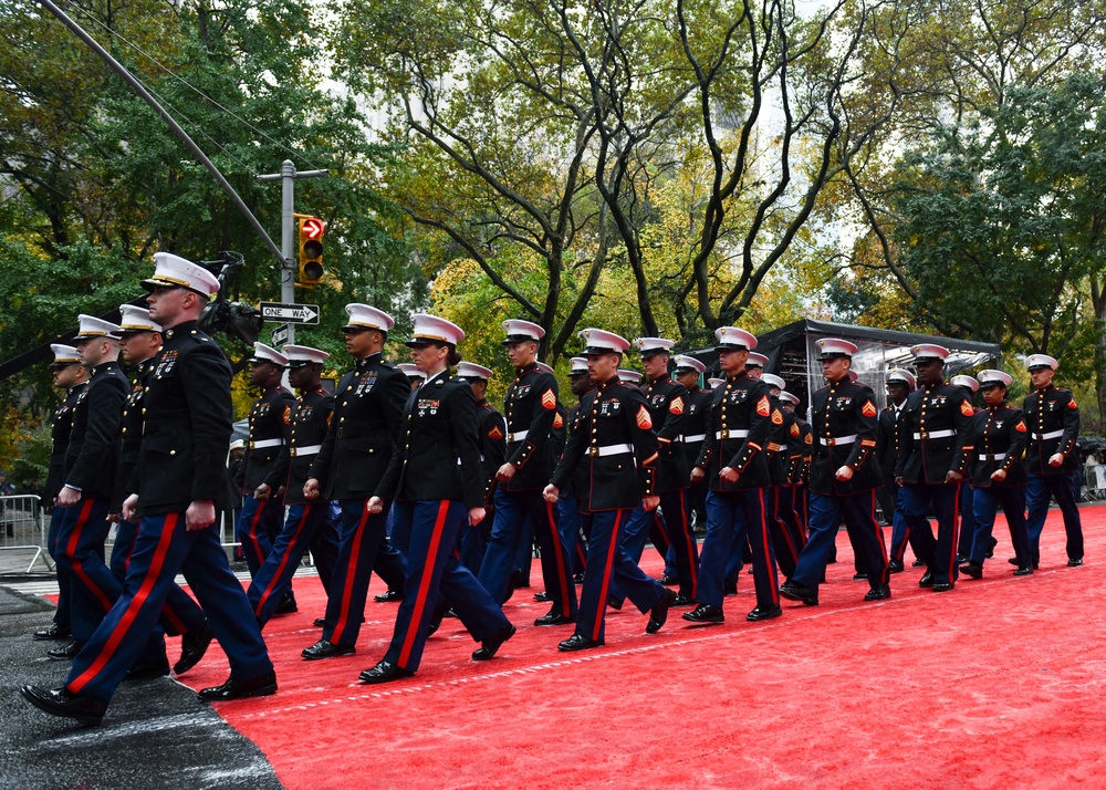 US Service Members Participate in New York City's Annual Veterans Day Parade