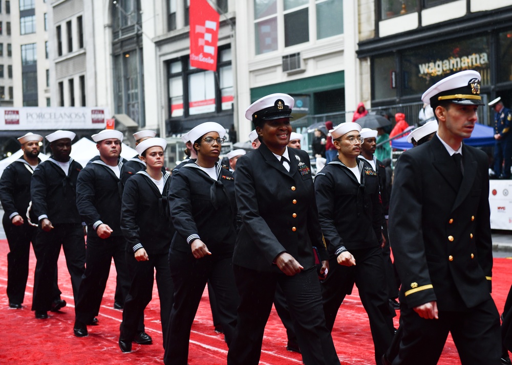 US Service Members Participate in New York City's Annual Veterans Day Parade