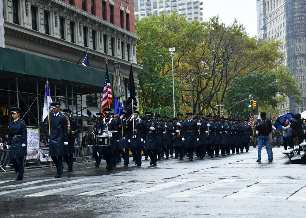 US Service Members Participate in New York City's Annual Veterans Day Parade