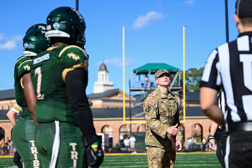 William and Mary Military Appreciation game