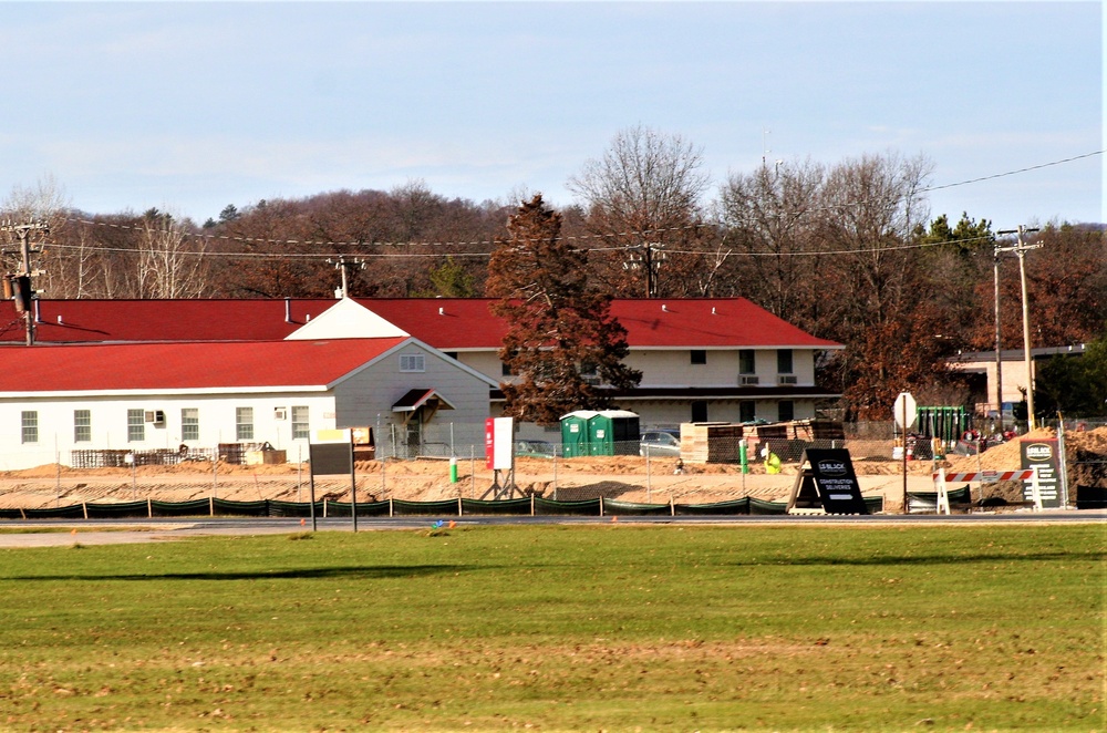 November 2022 construction operations of $11.96 million transient training brigade headquarters at Fort McCoy