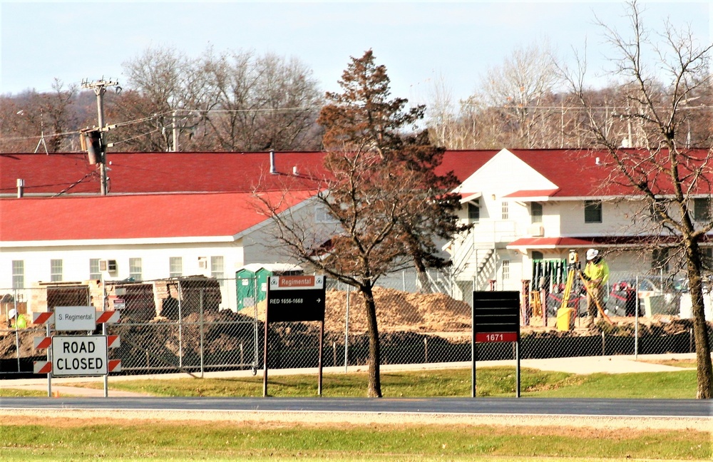 November 2022 construction operations of $11.96 million transient training brigade headquarters at Fort McCoy