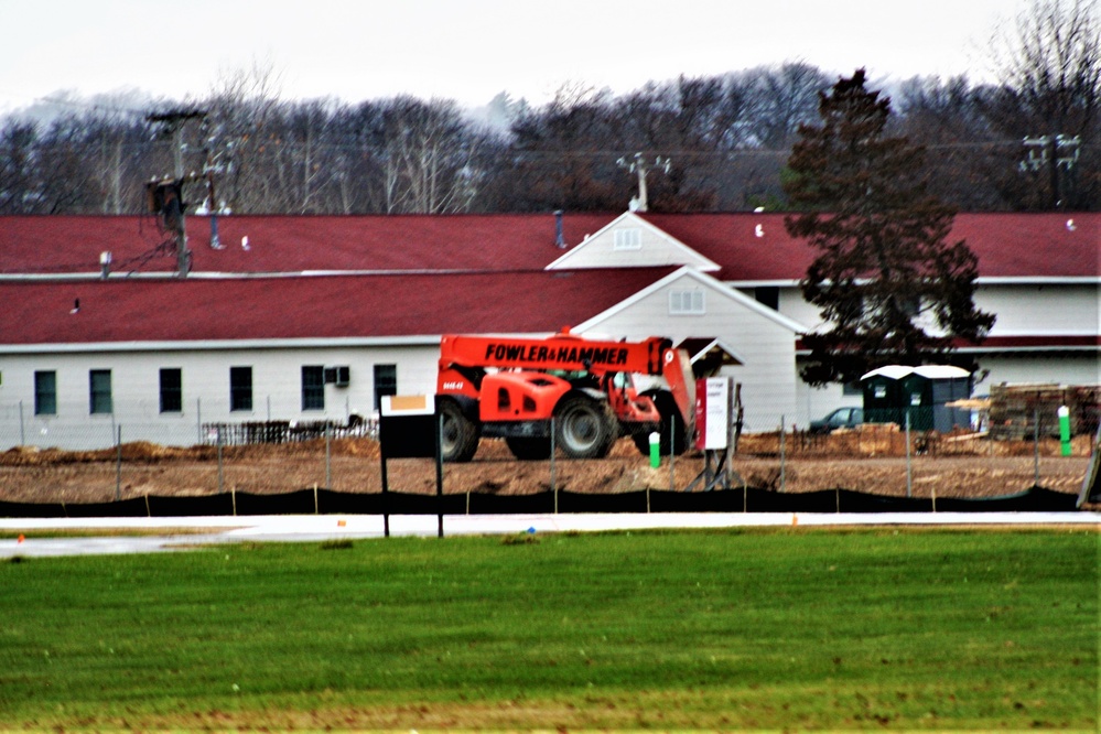 November 2022 construction operations of $11.96 million transient training brigade headquarters at Fort McCoy