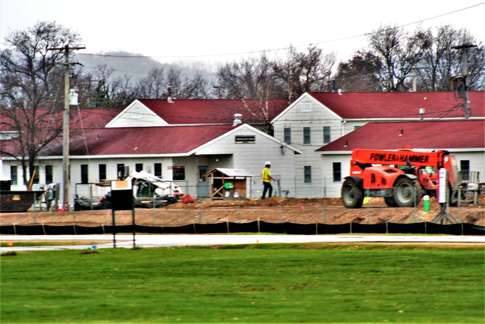 November 2022 construction operations of $11.96 million transient training brigade headquarters at Fort McCoy