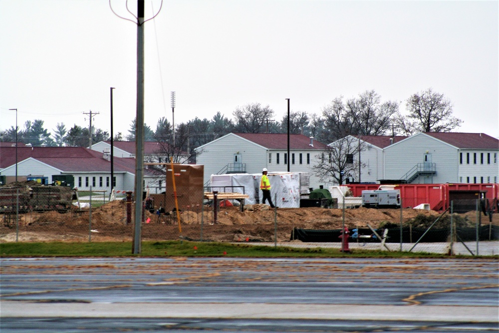 November 2022 construction operations of $11.96 million transient training brigade headquarters at Fort McCoy