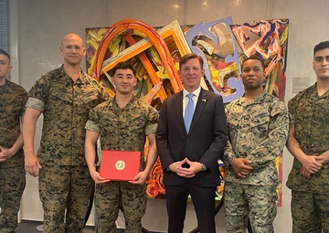 MSG receives meritorious mast in Germany