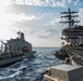 USS Ronald Reagan (CVN 76) conducts fueling-at-sea with USNS Rappahannock