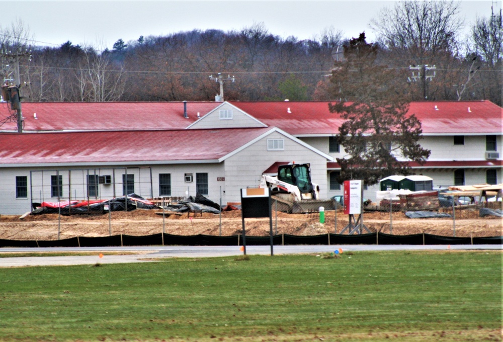 November 2022 construction operations of $11.96 million transient training brigade headquarters at Fort McCoy