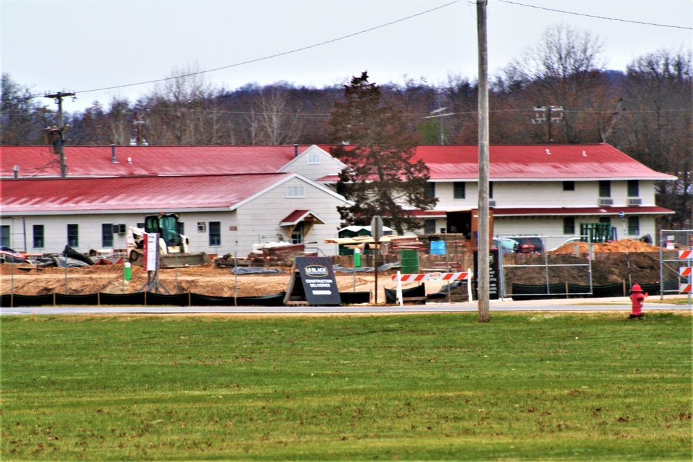 November 2022 construction operations of $11.96 million transient training brigade headquarters at Fort McCoy