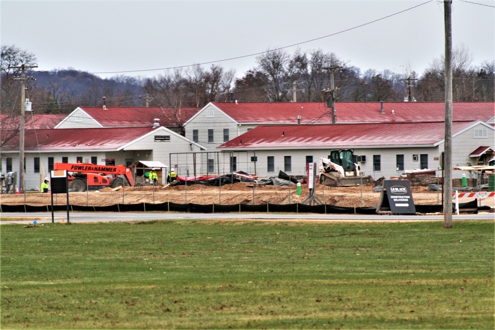 November 2022 construction operations of $11.96 million transient training brigade headquarters at Fort McCoy