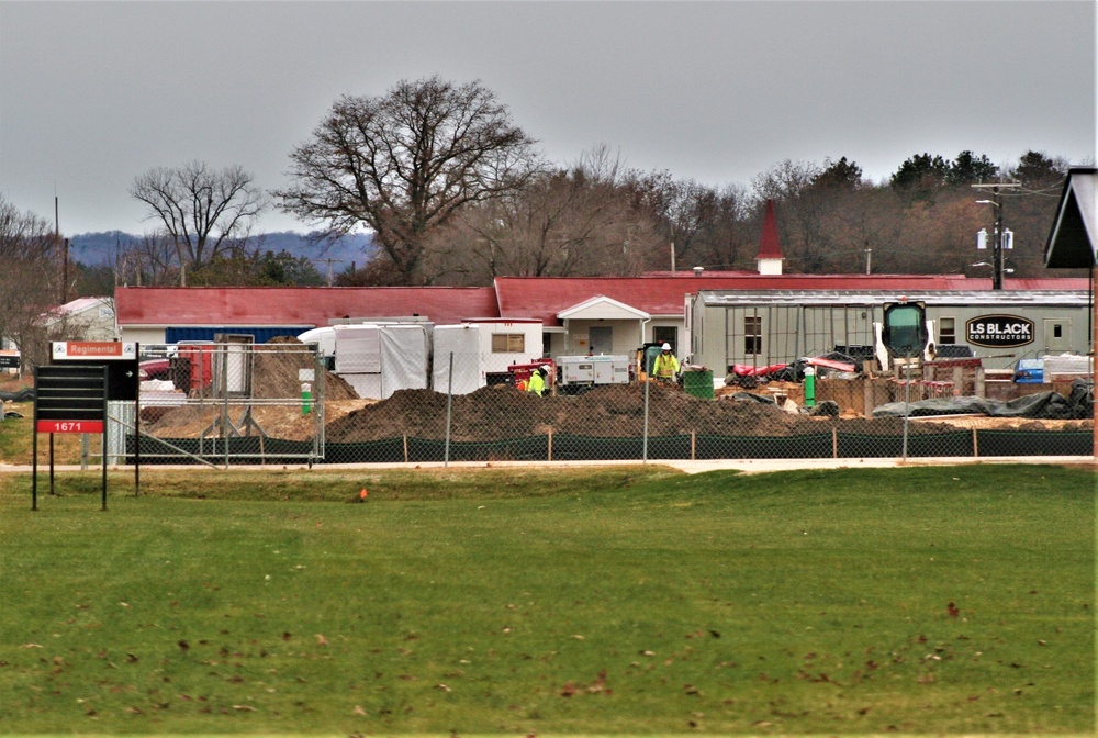 November 2022 construction operations of $11.96 million transient training brigade headquarters at Fort McCoy
