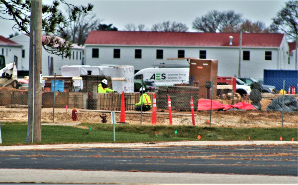 November 2022 construction operations of $11.96 million transient training brigade headquarters at Fort McCoy