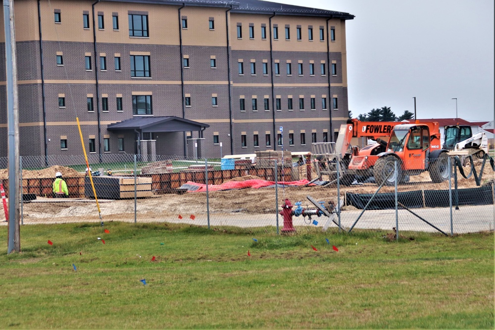 November 2022 construction operations of $11.96 million transient training brigade headquarters at Fort McCoy