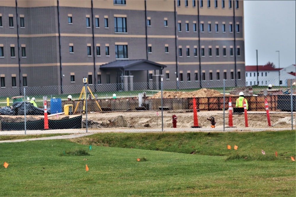 November 2022 construction operations of $11.96 million transient training brigade headquarters at Fort McCoy