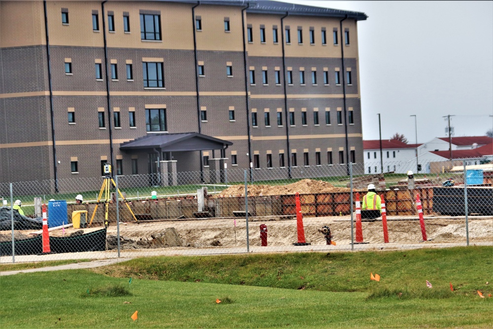 November 2022 construction operations of $11.96 million transient training brigade headquarters at Fort McCoy