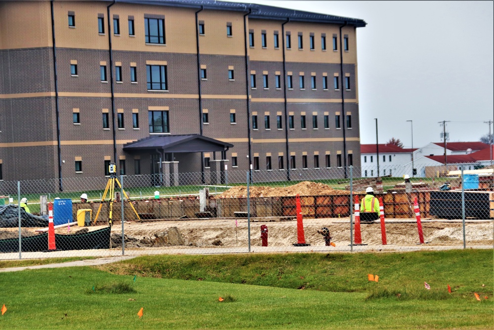 November 2022 construction operations of $11.96 million transient training brigade headquarters at Fort McCoy