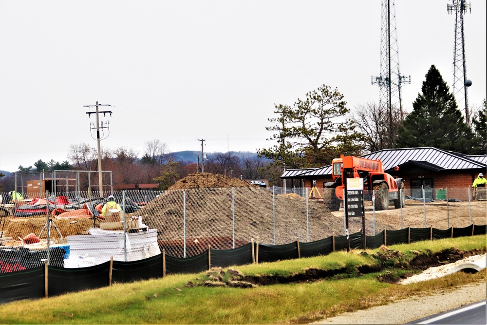 November 2022 construction operations of $11.96 million transient training brigade headquarters at Fort McCoy