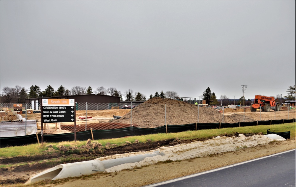 November 2022 construction operations of $11.96 million transient training brigade headquarters at Fort McCoy
