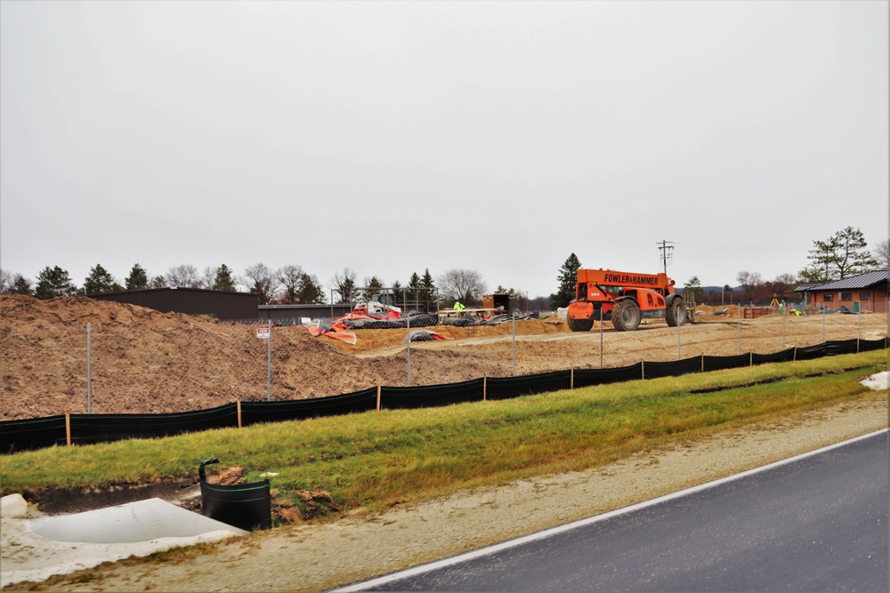 November 2022 construction operations of $11.96 million transient training brigade headquarters at Fort McCoy