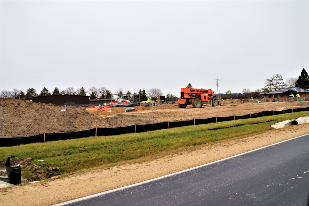 November 2022 construction operations of $11.96 million transient training brigade headquarters at Fort McCoy