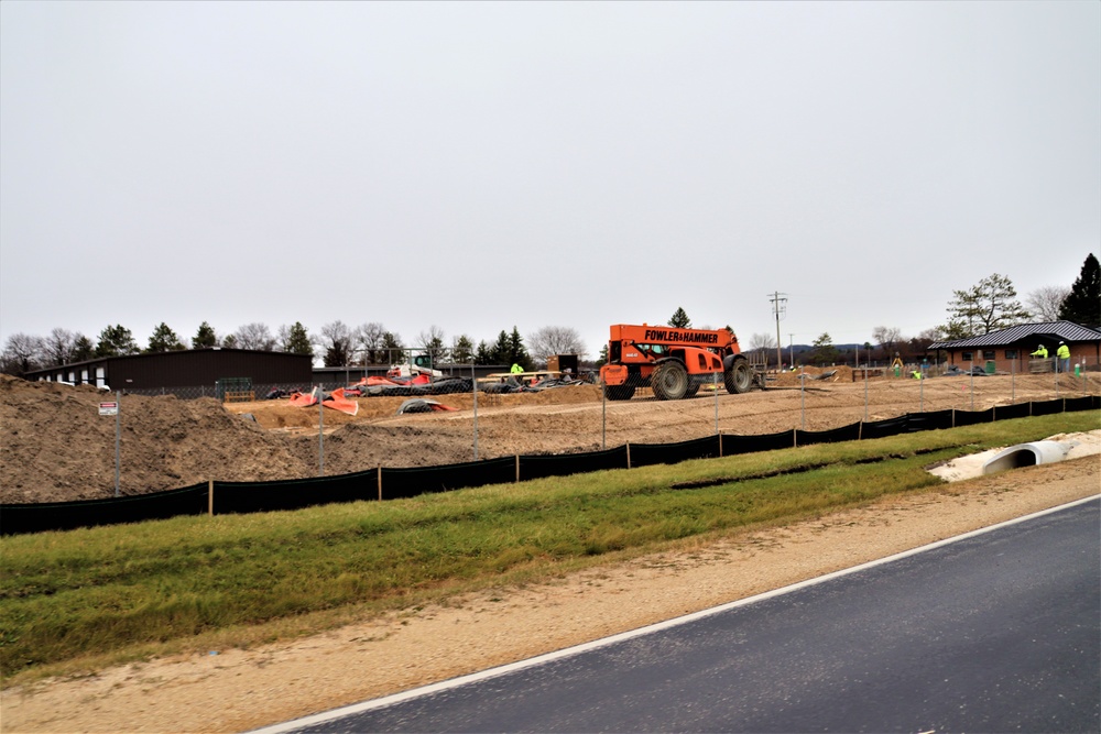 November 2022 construction operations of $11.96 million transient training brigade headquarters at Fort McCoy