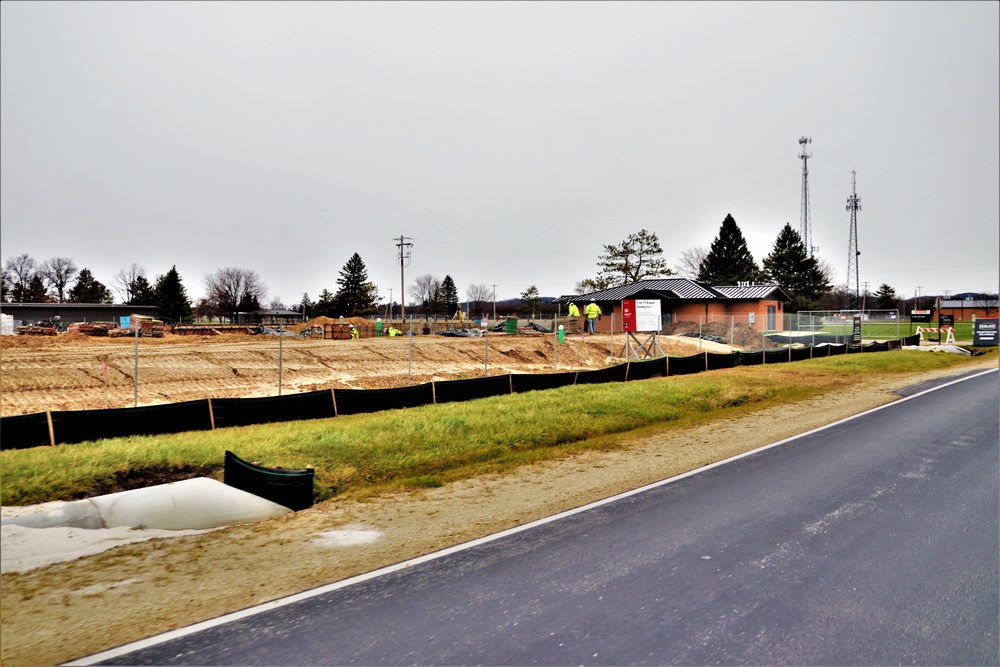 November 2022 construction operations of $11.96 million transient training brigade headquarters at Fort McCoy