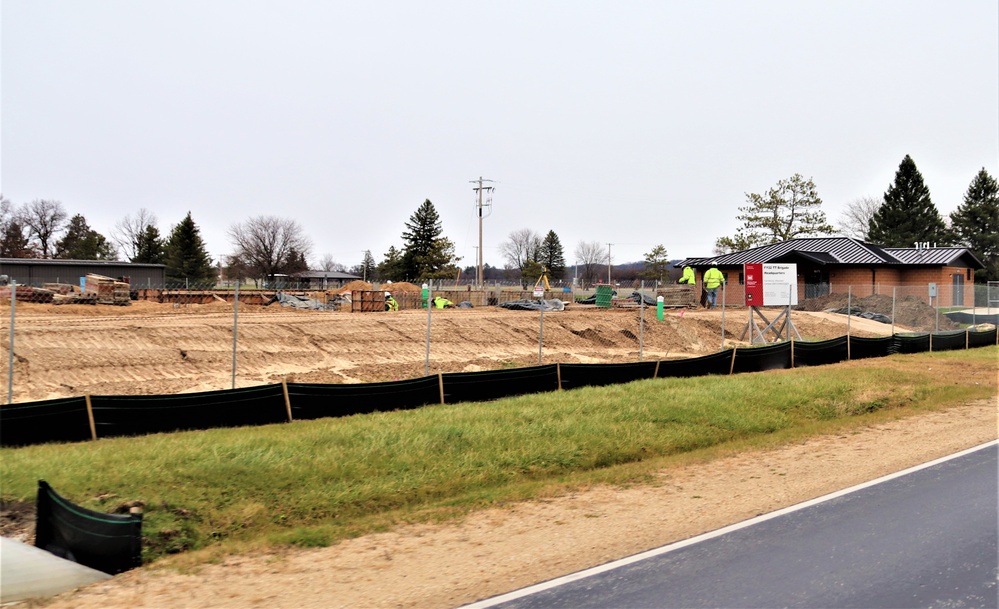 November 2022 construction operations of $11.96 million transient training brigade headquarters at Fort McCoy