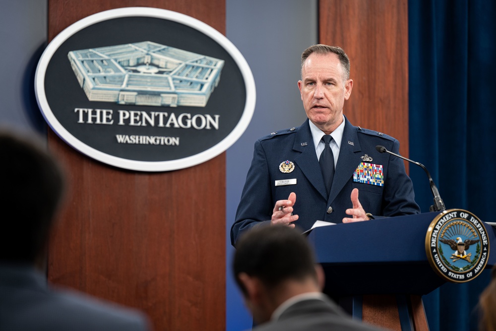 Pentagon Press Secretary Conducts Press Briefing