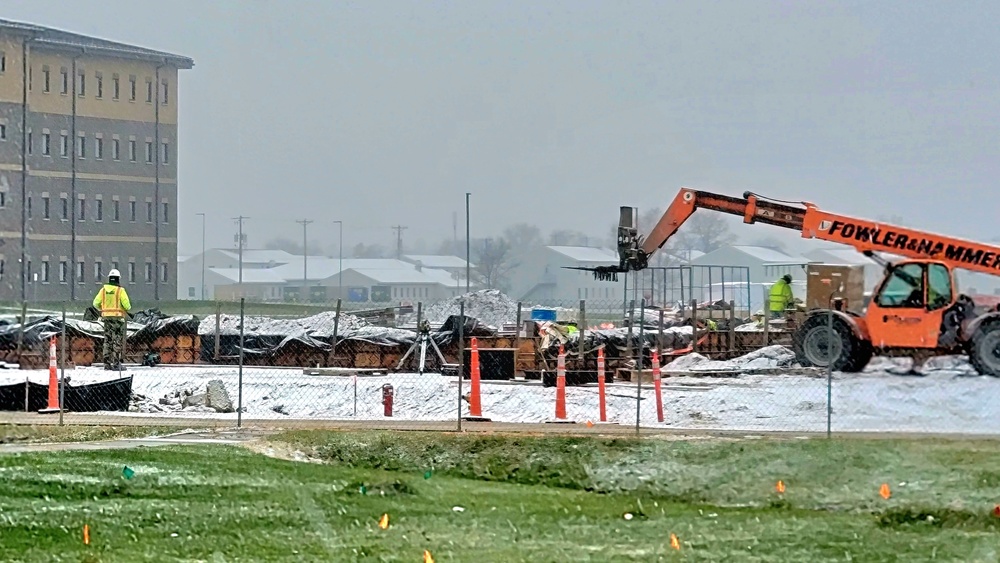 November 2022 construction operations of $11.96 million transient training brigade headquarters at Fort McCoy