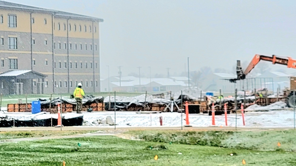 November 2022 construction operations of $11.96 million transient training brigade headquarters at Fort McCoy
