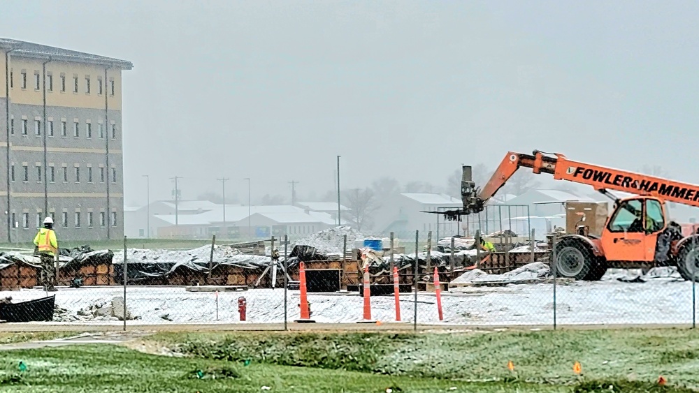 November 2022 construction operations of $11.96 million transient training brigade headquarters at Fort McCoy