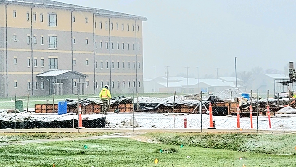 November 2022 construction operations of $11.96 million transient training brigade headquarters at Fort McCoy