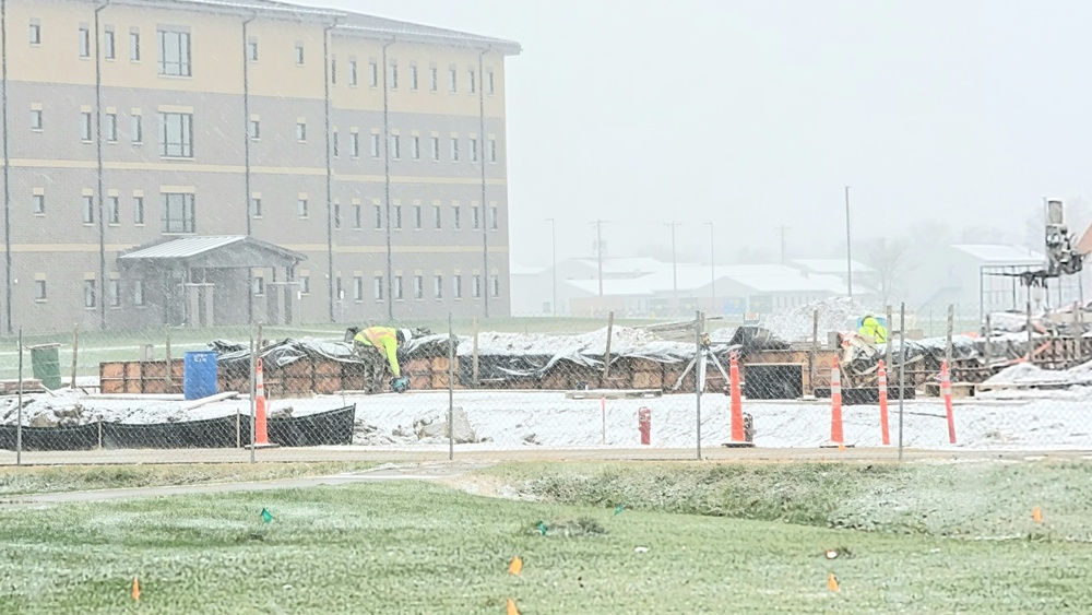 November 2022 construction operations of $11.96 million transient training brigade headquarters at Fort McCoy